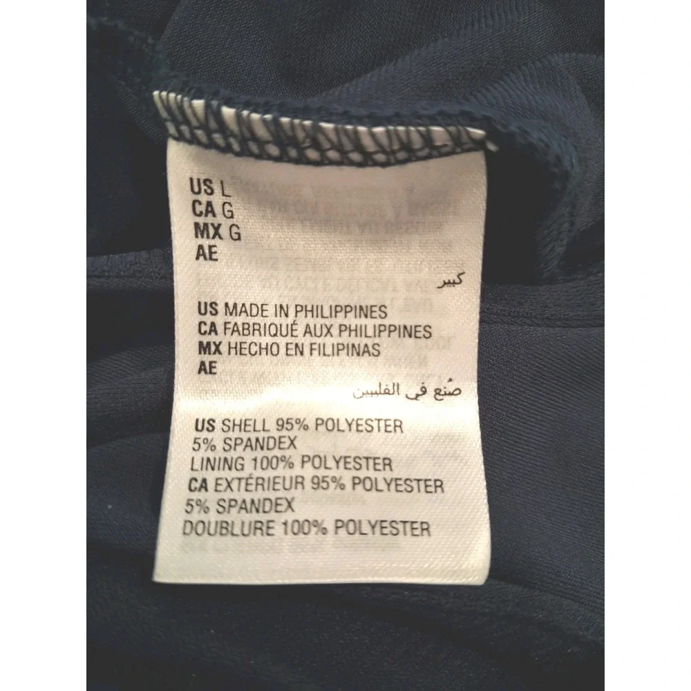 INC Jumpsuit Romper Large Wide Leg Workwear Office Brunch - Picture 9 of 12